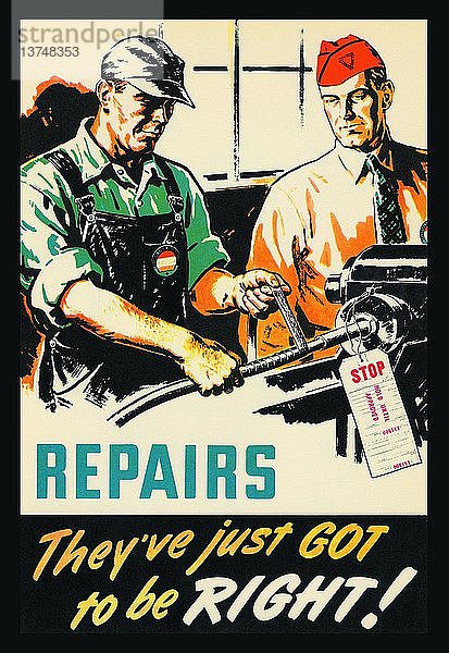 Reparaturen - Sie müssen einfach richtig sein! 1944'