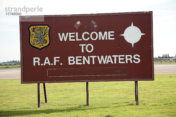 Ehemaliger US-Luftwaffenstützpunkt Bentwaters  Rendlesham  Suffolk  England