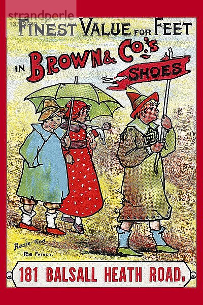 Brown & Co. Schuhe Puzzle - Finde den Vater 1890