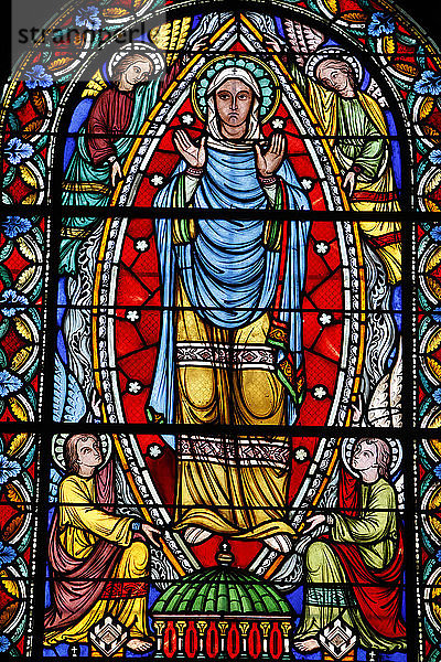 Kirche Notre Dame la Grande  Poitiers  Glasmalerei