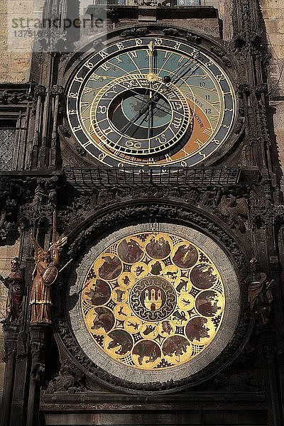 Kalender des Malers Joseph Manes  Der Uhrenturm.