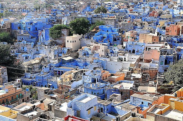 Jodhpur blaue Stadt.
