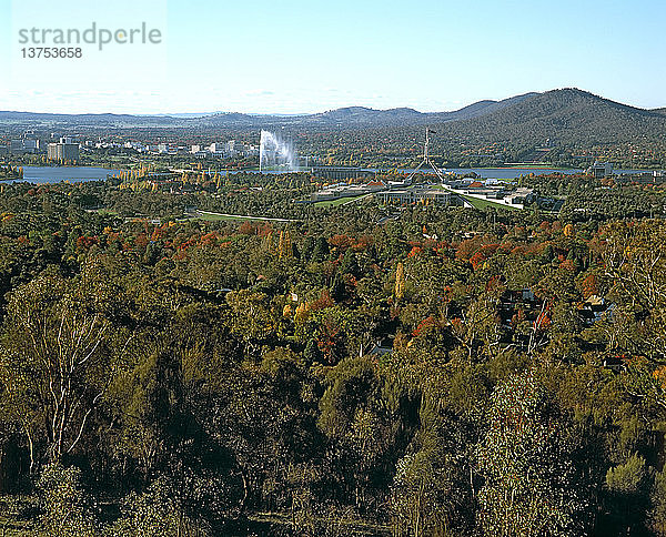 Stadt von Red Hill Canberra  Australisches Hauptstadtterritorium  Australien