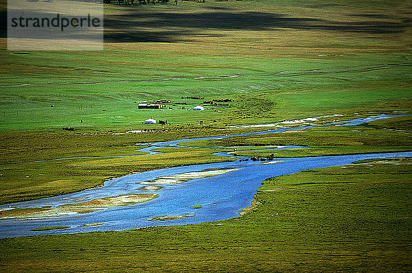 Landschaft im Norden der Mongolei