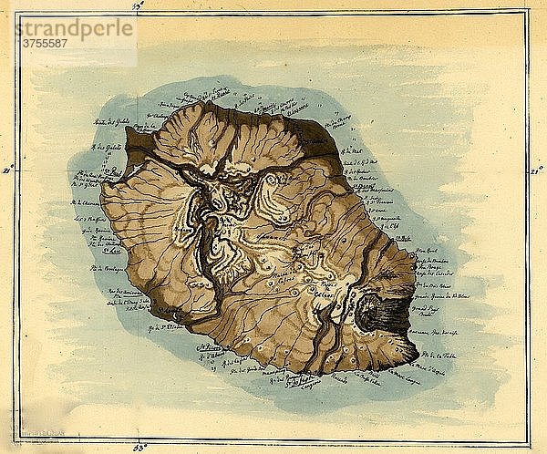 Insel Reunion; vorher Bourbon - 1802 1802 .