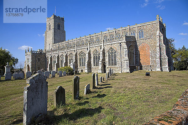 Kirche der Heiligen Dreifaltigkeit  Blythburgh  Suffolk  England  eine der ältesten christlichen Stätten in East Anglia.