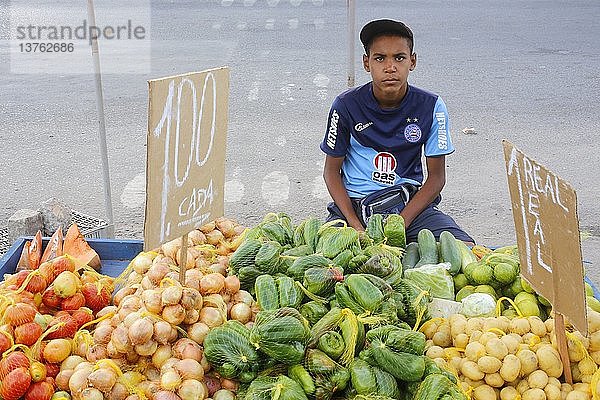 Markt in Salvador.