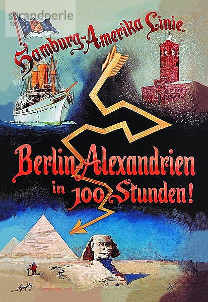 In 100 Stunden von Berlin nach Alexandria mit der Hamburg-Amerika-Kreuzfahrtlinie