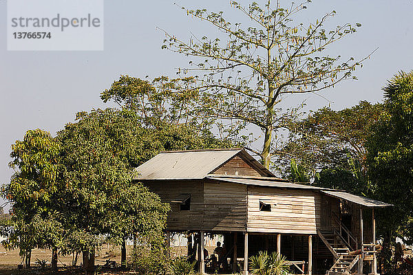 Traditionelles kambodschanisches Haus