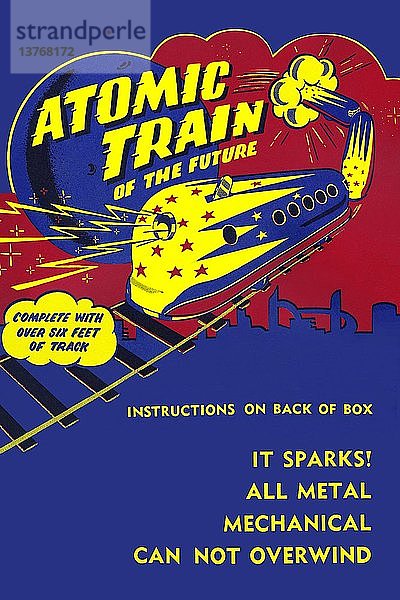 Atomeisenbahn der Zukunft 1950