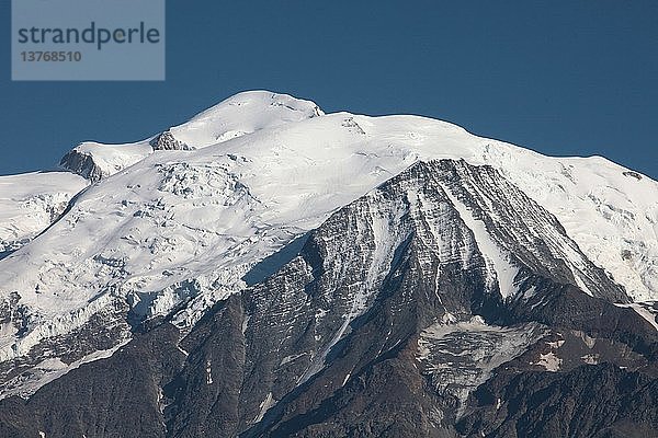 Mont-Blanc vom Plateau d´Assy aus gesehen  Frankreich.