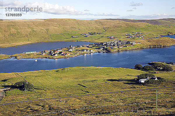 Dorf Kalliness  Weisdale  Shetlandinseln