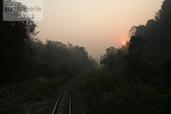 Eisenbahn  Thailand.