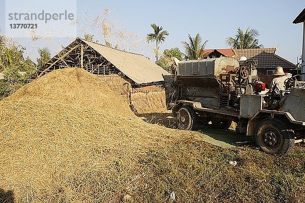 Reisverarbeitung  Kambodscha