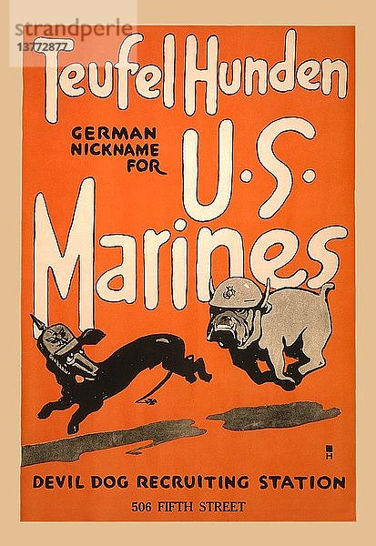 Teufel Hunden Deutscher Spitzname für U S Marines