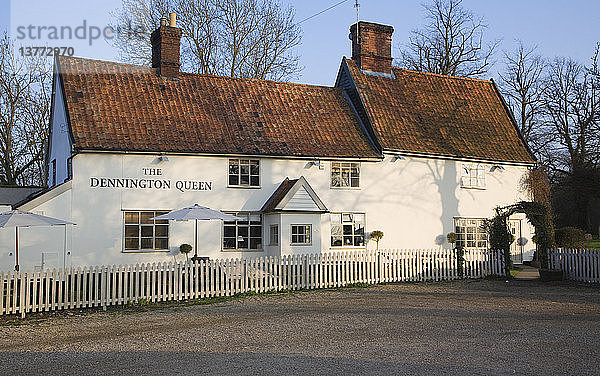 Der Dennington Queen Pub  Dennington  Suffolk  England