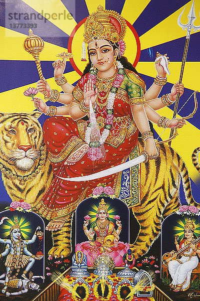 Bild der Hindu-Göttin Durga