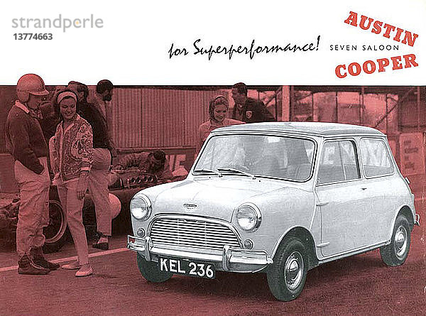Mini Cooper Verkaufsbroschüre.
