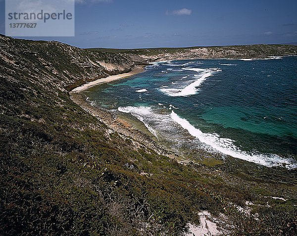 Strand in der Nähe des Cape Catastrophe Lincoln National Park  Eyre Peninsula  South Australia
