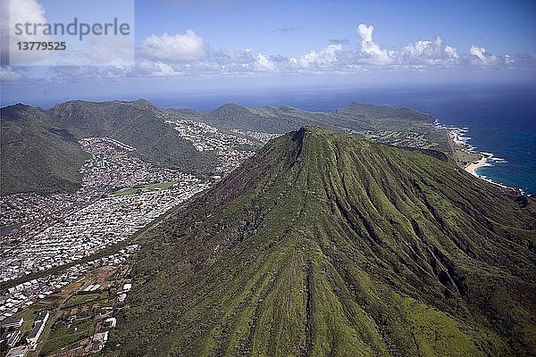 Luftaufnahme von Honolulu  Hawaii 2009