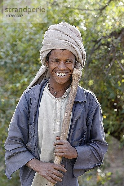 Wollo Landmann   Lalibela  Äthiopien.