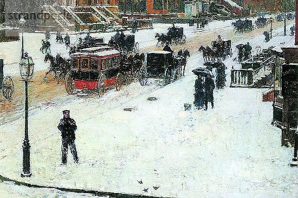 Fifth Avenue im Winter 1895