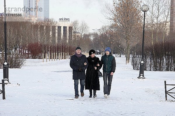 St. Petersburg im Winter.