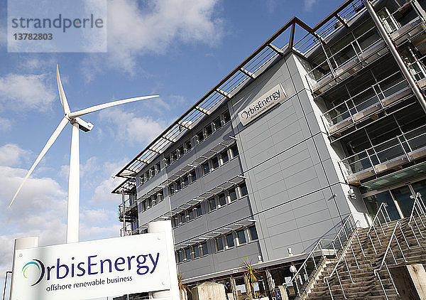 Das Orbis Energiezentrum  Lowestoft  Suffolk  England