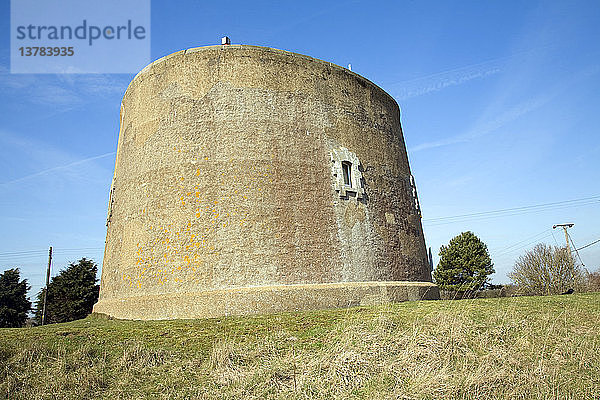 Martello-Turm aus dem Napoleonischen Krieg Shingle Street Suffolk