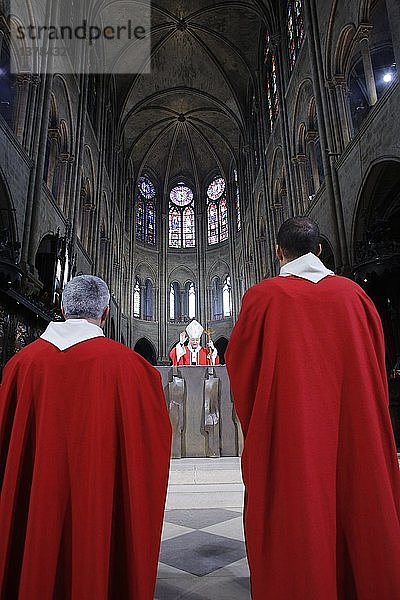 Priesterweihe in der Kathedrale Notre-Dame de Paris  zelebriert von Kardinal Andre Vingt-Trois.