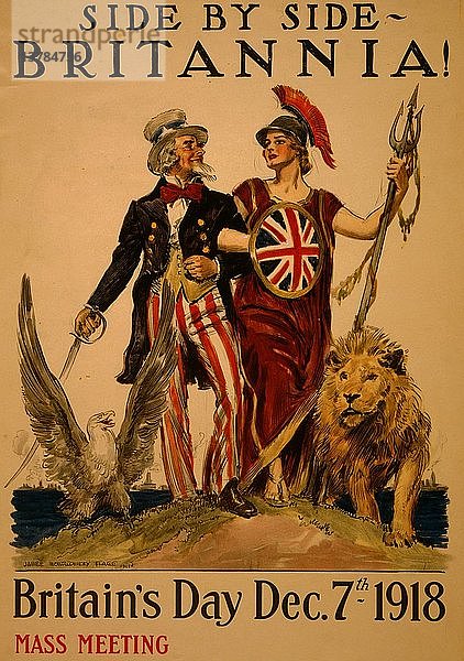 'Seite an Seite - Britannia! Britain´s Day 7. Dezember 1918 1918'