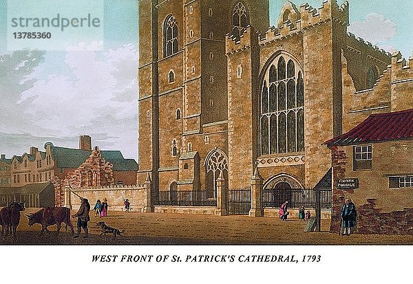 Westfassade der St. Patrick´s Kathedrale  1793 1793