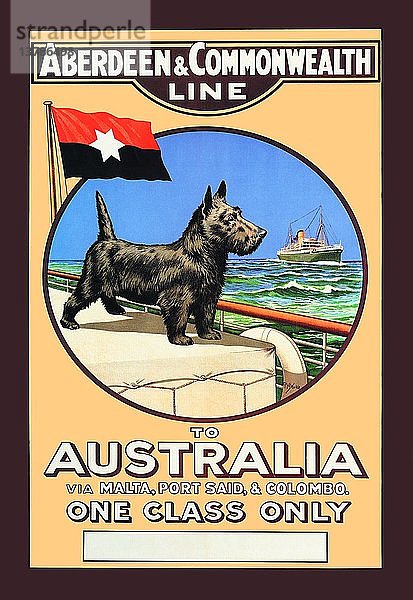 Aberdeen und Commonwealth Cruise Line nach Australien