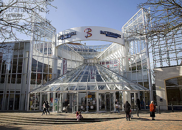 Buttermarket-Einkaufszentrum  Ipswich  Suffolk