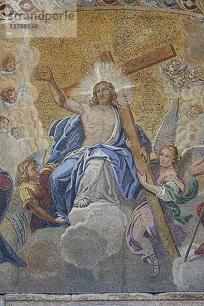 Auferstehungsfresko in der Basilika San Marco  Venedig (Detail) '