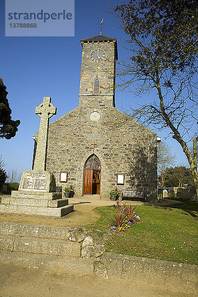 St Peter´s Kirche  Insel Sark  Kanalinseln  Großbritannien