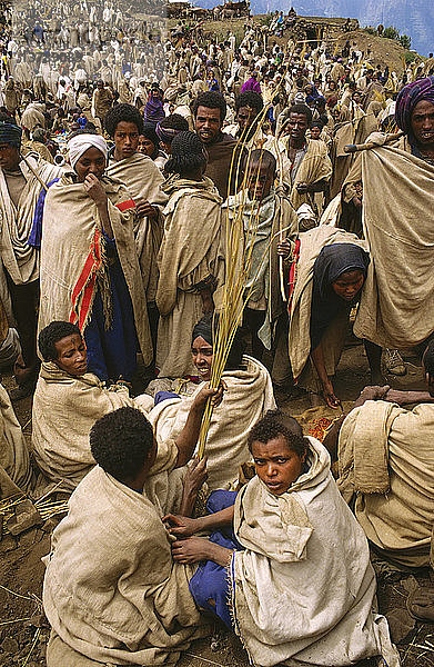 Dorfmarkt Arkwasiye  Simien Mountains National Park  Äthiopien