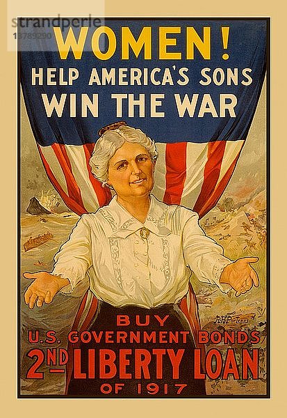 'Frauen! Helfen Sie Amerikas Söhnen  den Krieg zu gewinnen 1917'