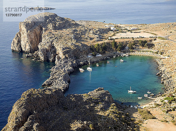 St Paul´s Bay  Agios Pavlos  Lindos  Insel Rhodos  Griechenland