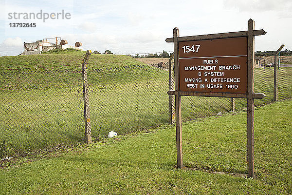 Ehemaliger US-Luftwaffenstützpunkt Bentwaters  Rendlesham  Suffolk  England