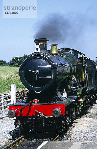 Dampfzug auf der West Somerset Railway  Somerset  England