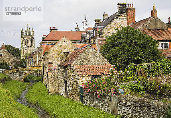 Historische Siedlung von Helmsley  Nord-Yorkshire  England