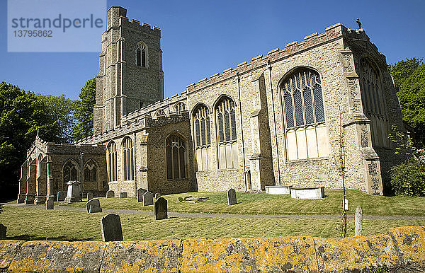 St. Gregory-Kirche und -Friedhof  Sudbury  Suffolk  England