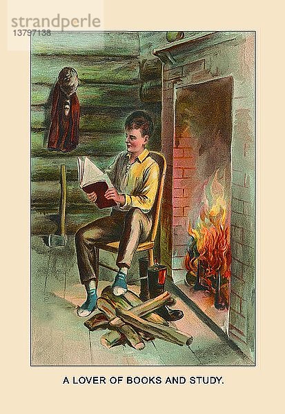 Liebhaber von Büchern und Studien (Abe Lincoln) 1900