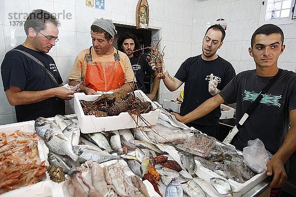 Fischgeschäft  Italien
