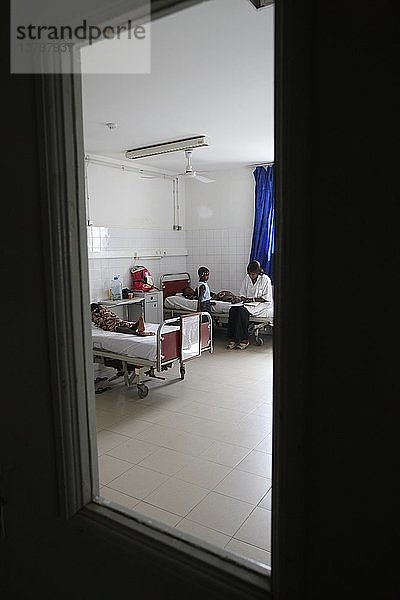 Zimmer in einem afrikanischen Krankenhaus  Senegal
