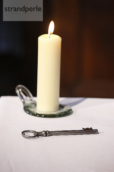 Schlüssel der Kirche Saint-Nicolas de Vateroce
