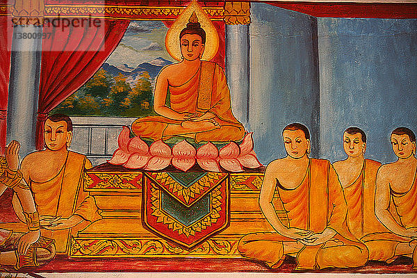 Szene aus dem Leben des Buddha