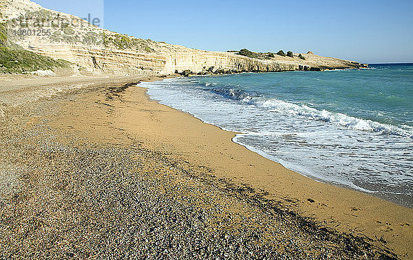 Strand von Fourni  Rhodos  Griechenland