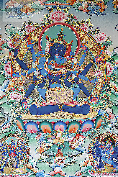 Tibetische tantrische Göttin. Kloster Kopan.